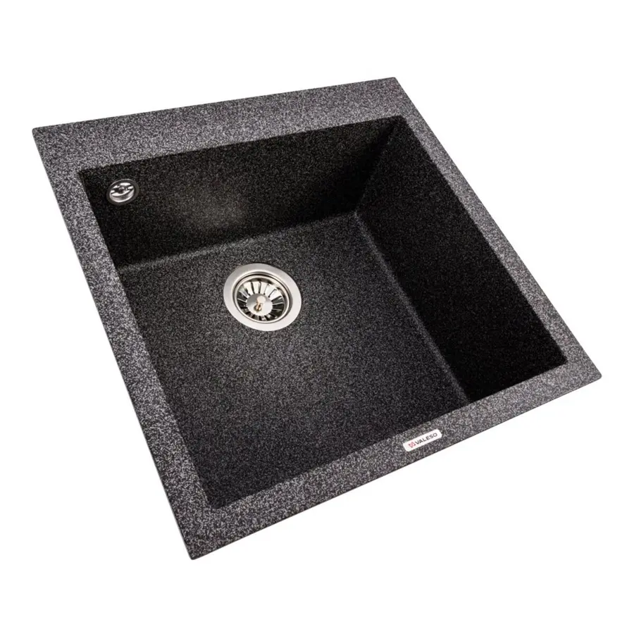 Гранитная мойка для кухни VALESO GALAX 5050 матовая Графит