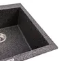 Гранитная мойка для кухни VALESO GALAX 5050 матовая Графит