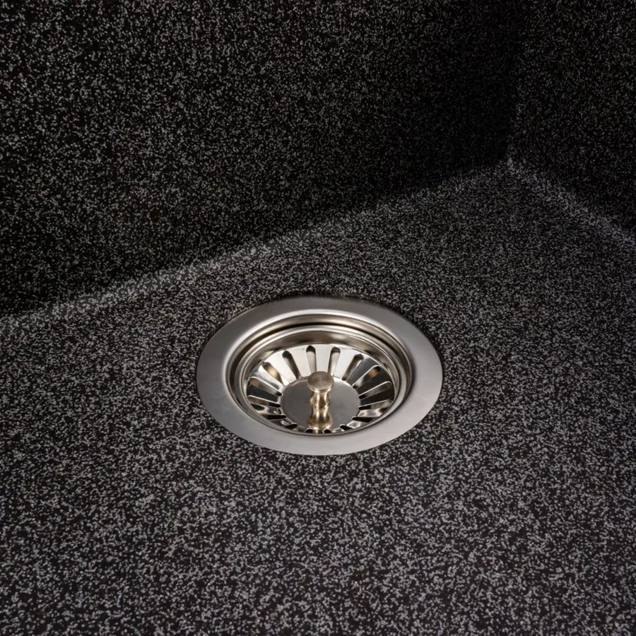 Гранитная мойка для кухни VALESO GALAX 5050 матовая Графит