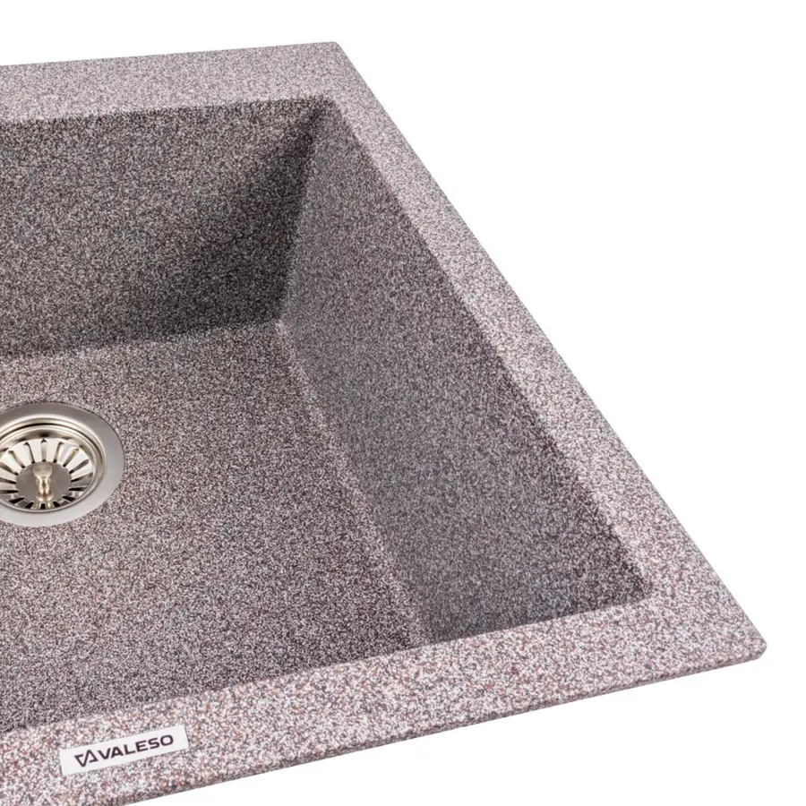 Гранитная мойка для кухни VALESO GALAX 5050 матовая Микс