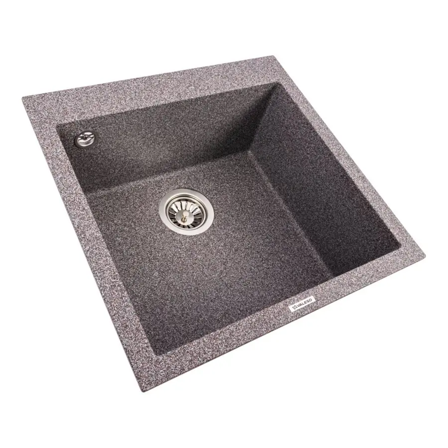 Гранитная мойка для кухни VALESO GALAX 5050 матовая Микс