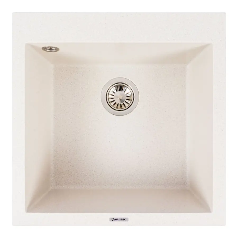 Гранітна мийка VALESO GALAX 5050 матова Біла в крапку