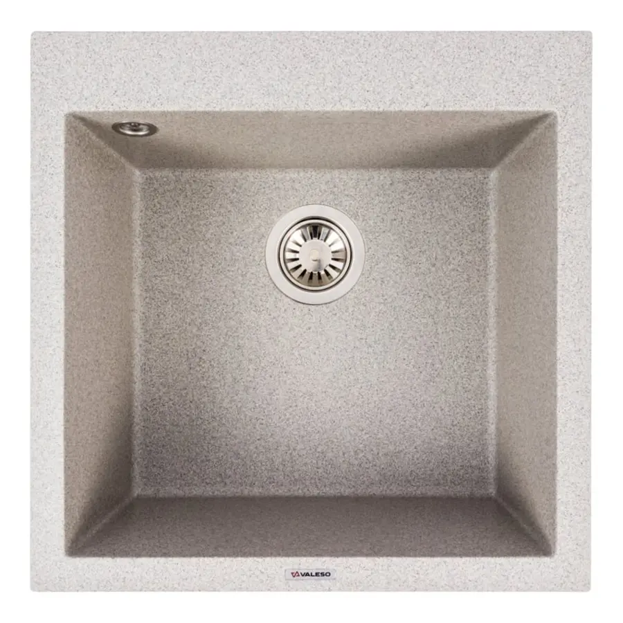 Гранитная мойка для кухни VALESO GALAX 5050 матовая Серая