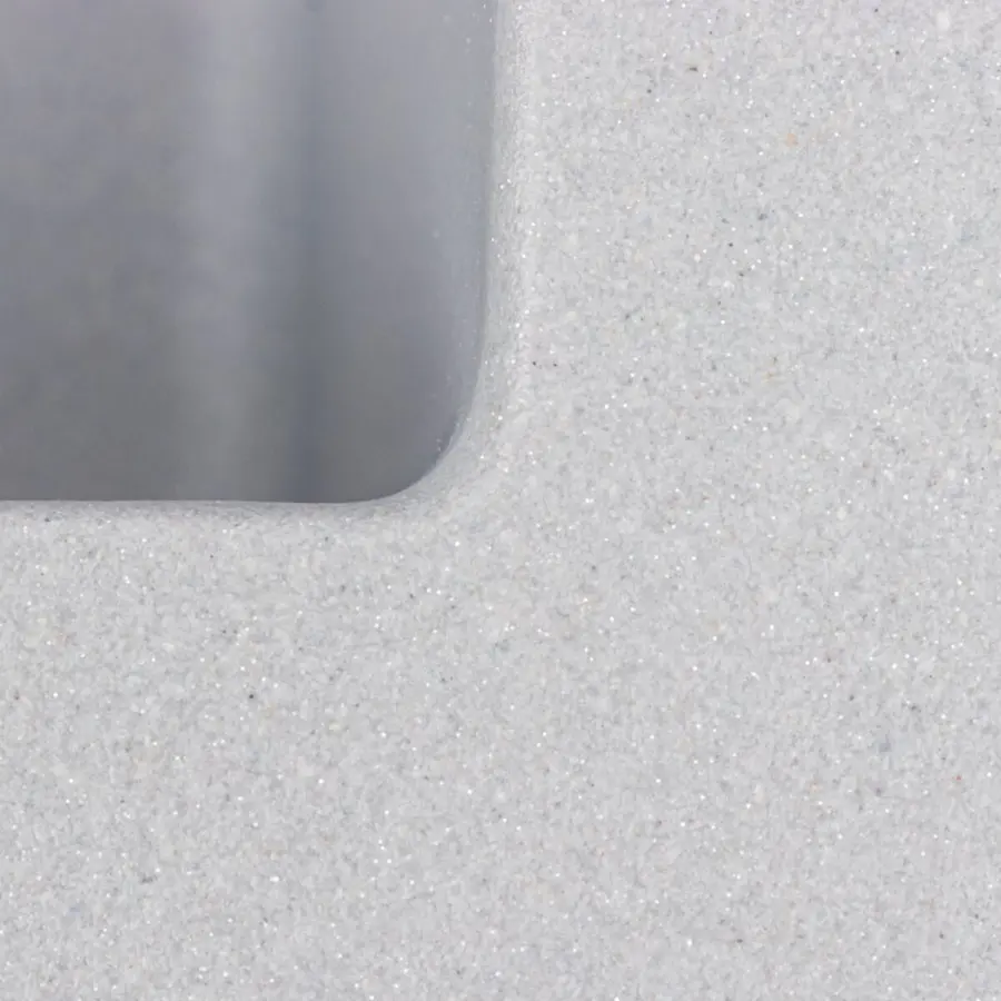 Гранитная мойка для кухни VALESO GALAX 5050 матовая Серый металлик