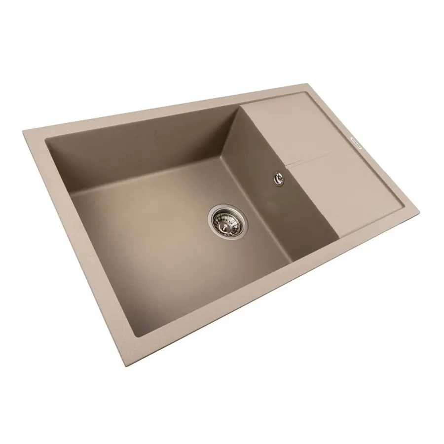 Гранитная мойка для кухни VALESO CALYPSO 7950 матовая Титан