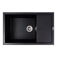 Гранітна мийка VALESO CALYPSO 7950 матова Чорний металік