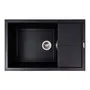 Гранітна мийка VALESO CALYPSO 7950 матова Чорний металік
