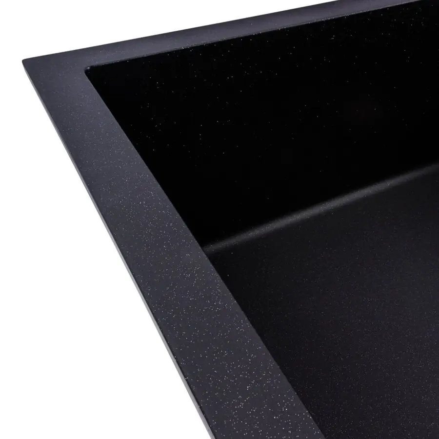 Гранітна мийка VALESO CALYPSO 7950 матова Чорний металік