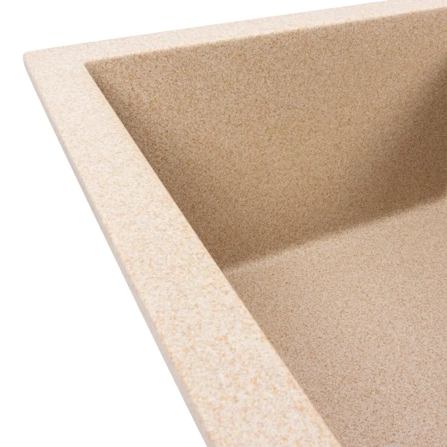 Гранітна кухонна мийка VALESO 5850 REYNA матова Сафарі