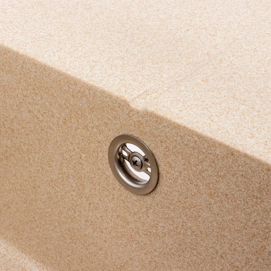 Гранітна кухонна мийка VALESO 5850 REYNA матова Сафарі