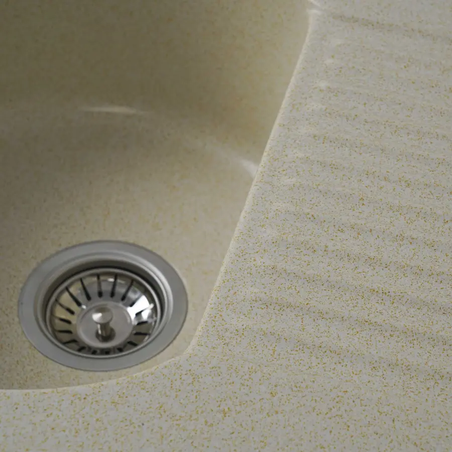 Гранітна мийка для кухні Platinum 6247 BORA глянець Пісок