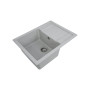 Гранітна мийка для кухні Platinum 6550 LOTOS глянець Топаз