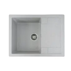 Гранітна мийка для кухні Platinum 6550 LOTOS глянець Топаз