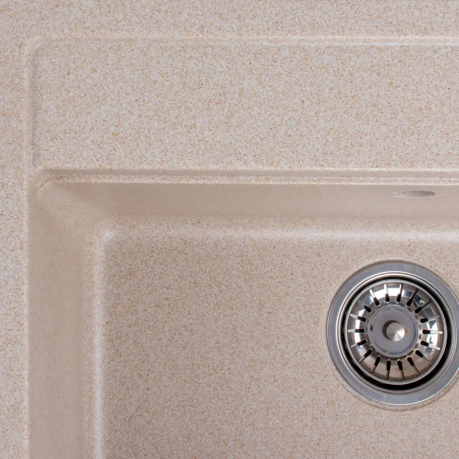 Гранітна мийка для кухні Platinum 5751 NIKA глянець Сафарі