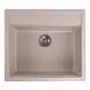 Гранітна мийка для кухні Platinum 5751 NIKA глянець Сафарі