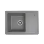 Гранітна мийка для кухні Platinum 6243 LIANA матова Сіра