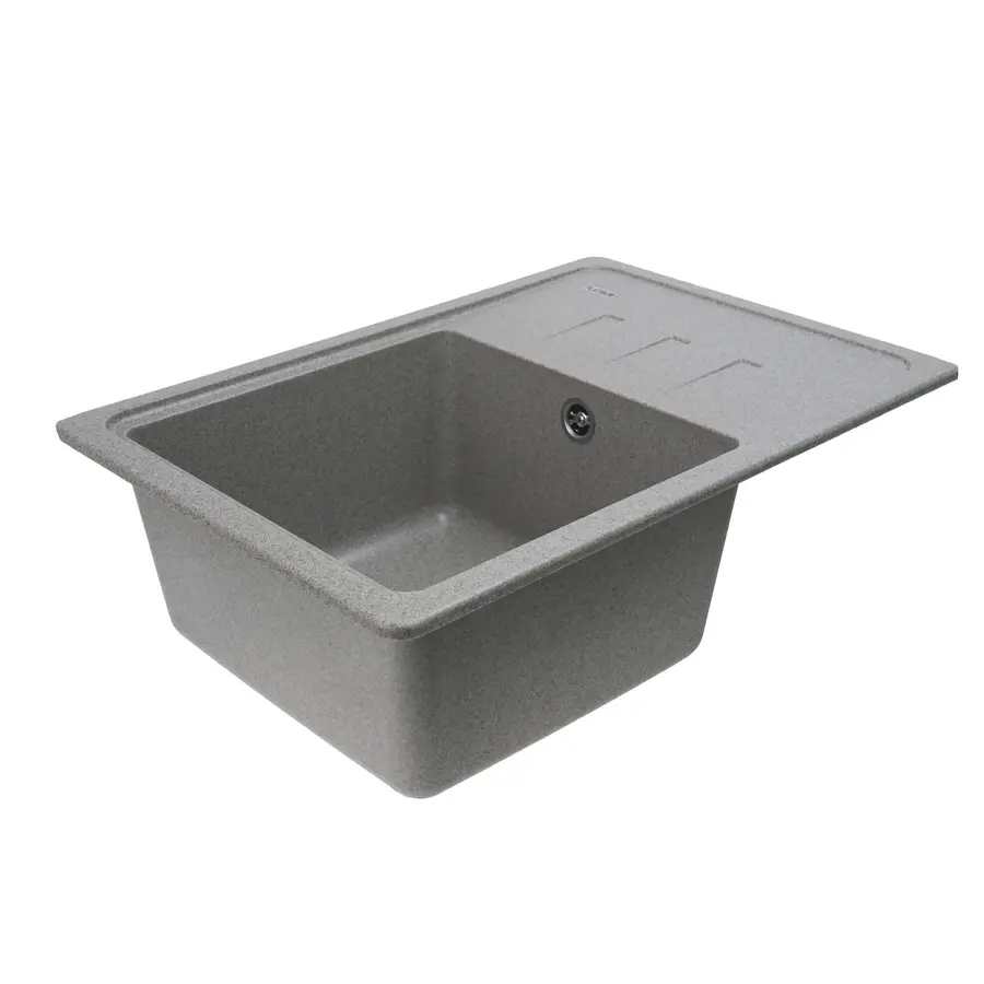 Гранітна мийка для кухні Platinum 6243 LIANA матова Сіра