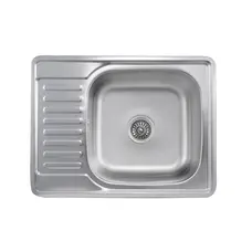 Кухонна мийка з нержавіючої сталі Platinum 6550 САТИН (0,8/180 мм)