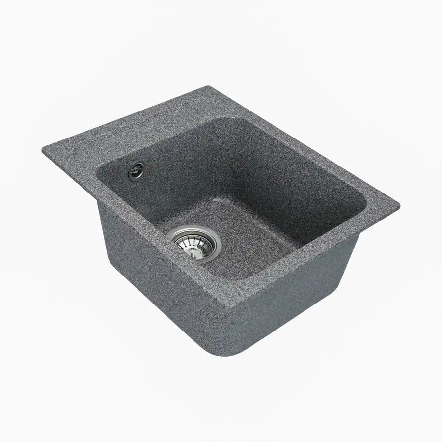 Гранітна мийка для кухні Platinum 4050 RUBY глянець Мікс