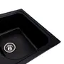 Гранітна мийка для кухні Platinum 7950 Equatoria глянець Чорний