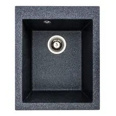 Гранітна мийка для кухні Platinum 4150 SOKIL матова (графіт)