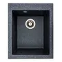 Гранітна мийка для кухні Platinum 4150 SOKIL матова (графіт)