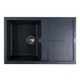 Гранітна мийка для кухні Platinum 7950 Selena матова Антрацит