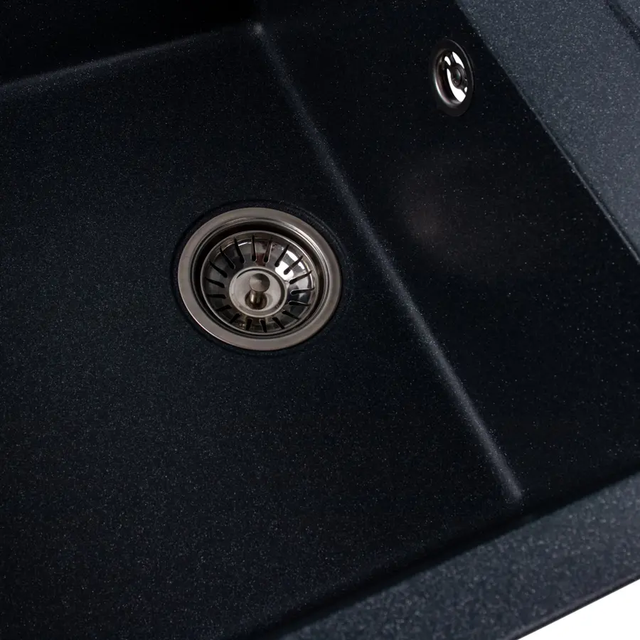 Гранітна мийка для кухні Platinum 7950 Selena матова Антрацит