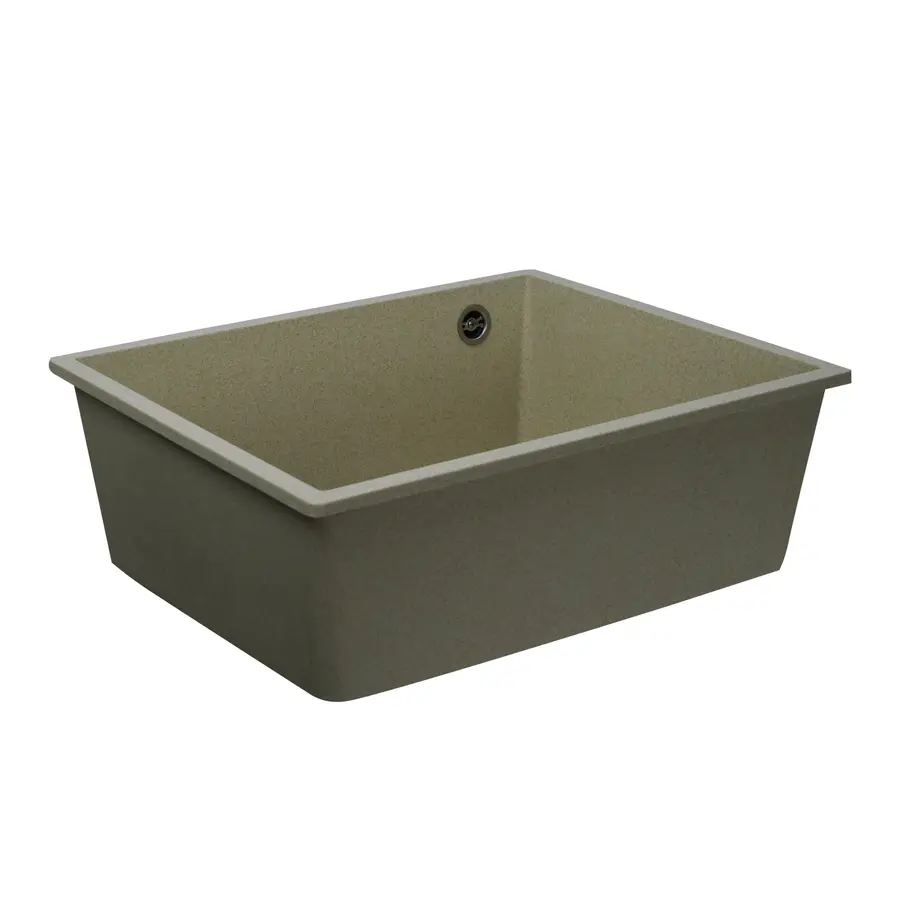 Гранітна мийка для кухні Platinum 5444 OASIS матова Пісок