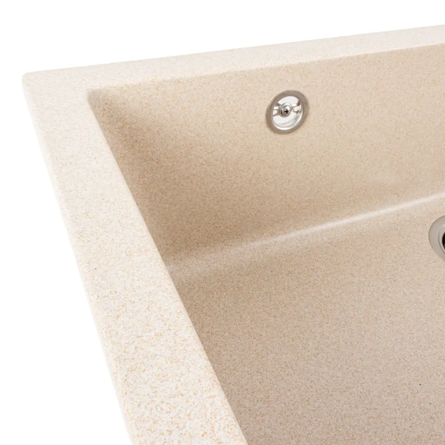 Гранітна мийка для кухні Platinum 7945 Paruana матова (сафарі)