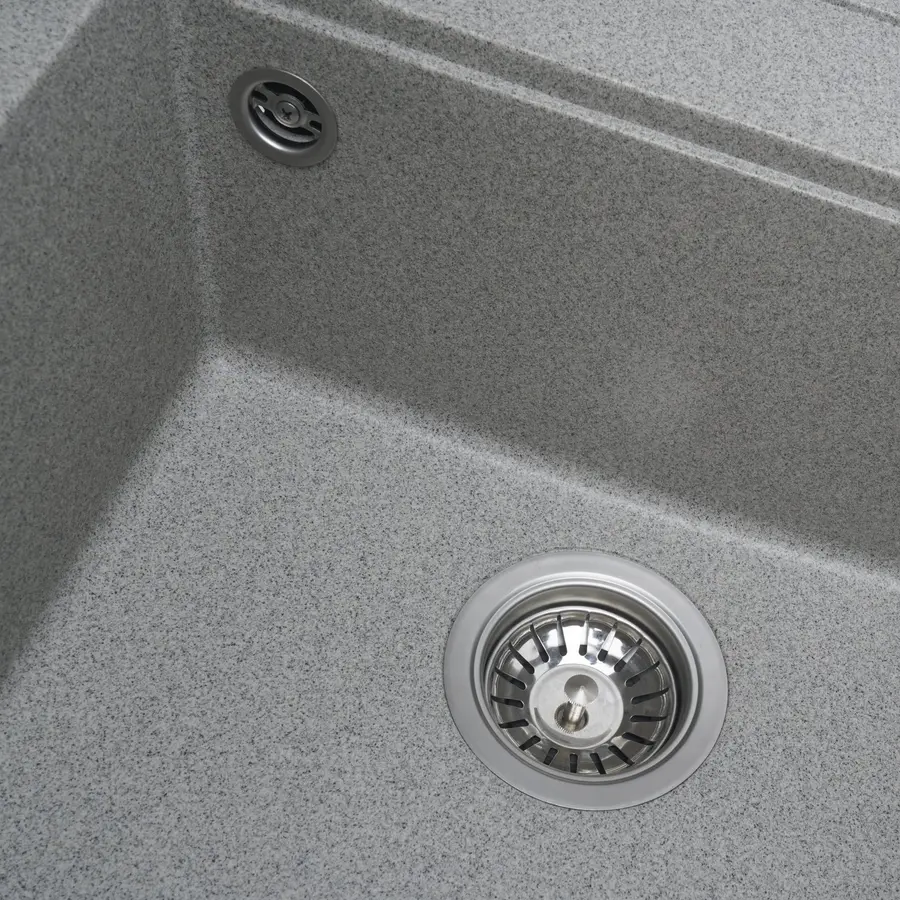 Гранітна мийка для кухні Platinum 5149 FIESTA матова Сіра