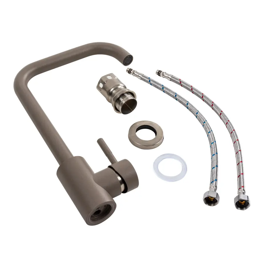 Змішувач кухонний Platinum NS02B (3008B) Дюна