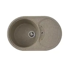 Гранітна мийка для кухні Platinum 7750 GAZZO глянець Карамель