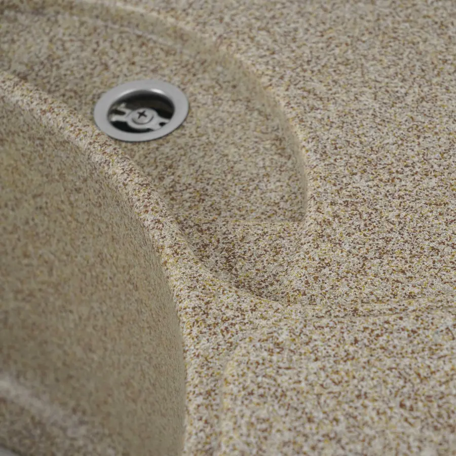 Гранітна мийка для кухні Platinum 7750 GAZZO глянець Карамель