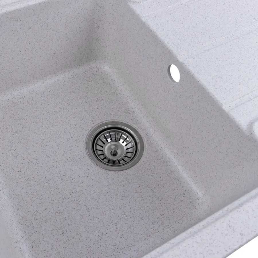 Гранітна мийка для кухні Platinum 7850 VERONA матова Топаз