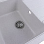 Гранітна мийка для кухні Platinum 7850 VERONA матова Топаз