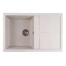 Гранітна мийка для кухні Platinum 7950 Selena матова Топаз