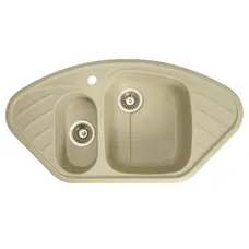 Гранітна мийка для кухні Platinum 9250UW LARGO глянець Сафарі