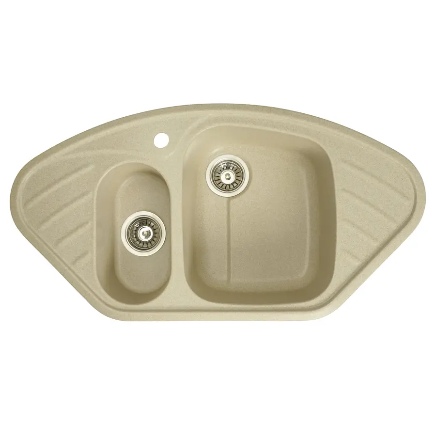 Гранітна мийка для кухні Platinum 9250UW LARGO глянець Сафарі