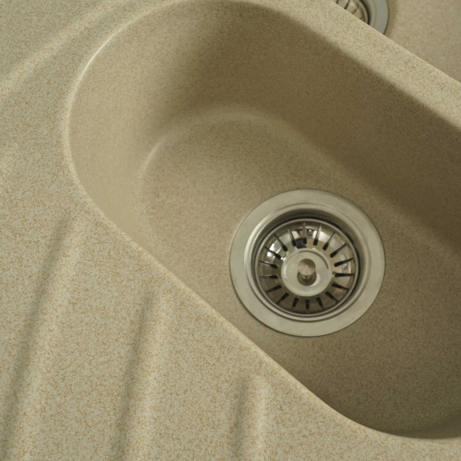 Гранітна мийка для кухні Platinum 9250UW LARGO глянець Сафарі