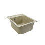 Гранітна мийка для кухні Platinum 4050 KORRADO матова Беж