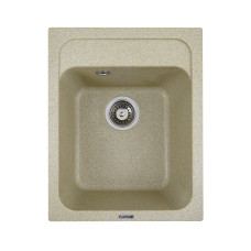Гранітна мийка для кухні Platinum 4050 KORRADO матова Беж