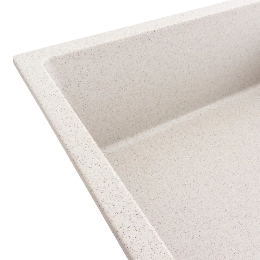 Гранитная мойка для кухни Platinum 8650 DIAMOND матовая (топаз)