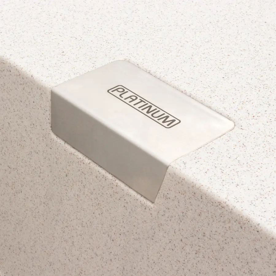 Гранитная мойка для кухни Platinum 8650 DIAMOND матовая (топаз)