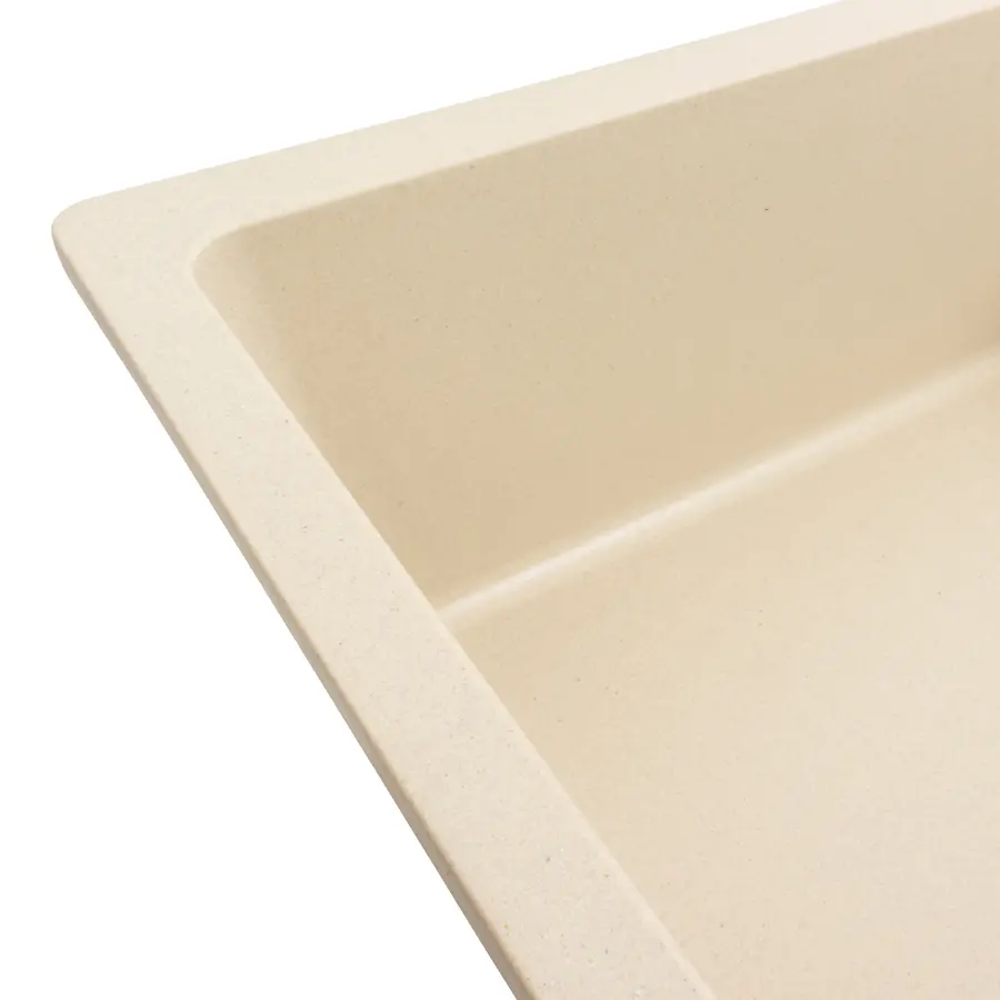 Гранітна мийка для кухні Platinum 7850 ROMA матова (айворі)