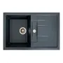 Гранітна мийка для кухні Platinum 7850 TROYA матова Антрацит