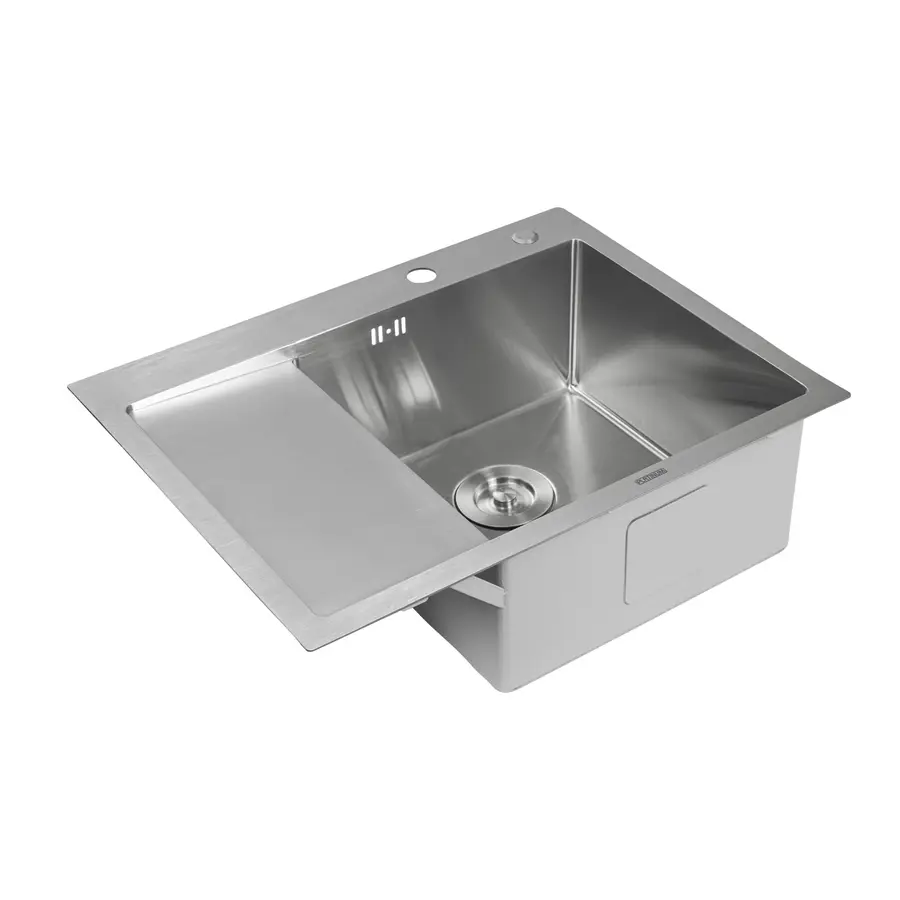 Кухонна мийка Platinum Handmade Н 650х500х230 R (з кріпленням)