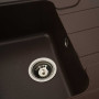Гранітна мийка для кухні Platinum 7850 CAMELIA глянец Мокко