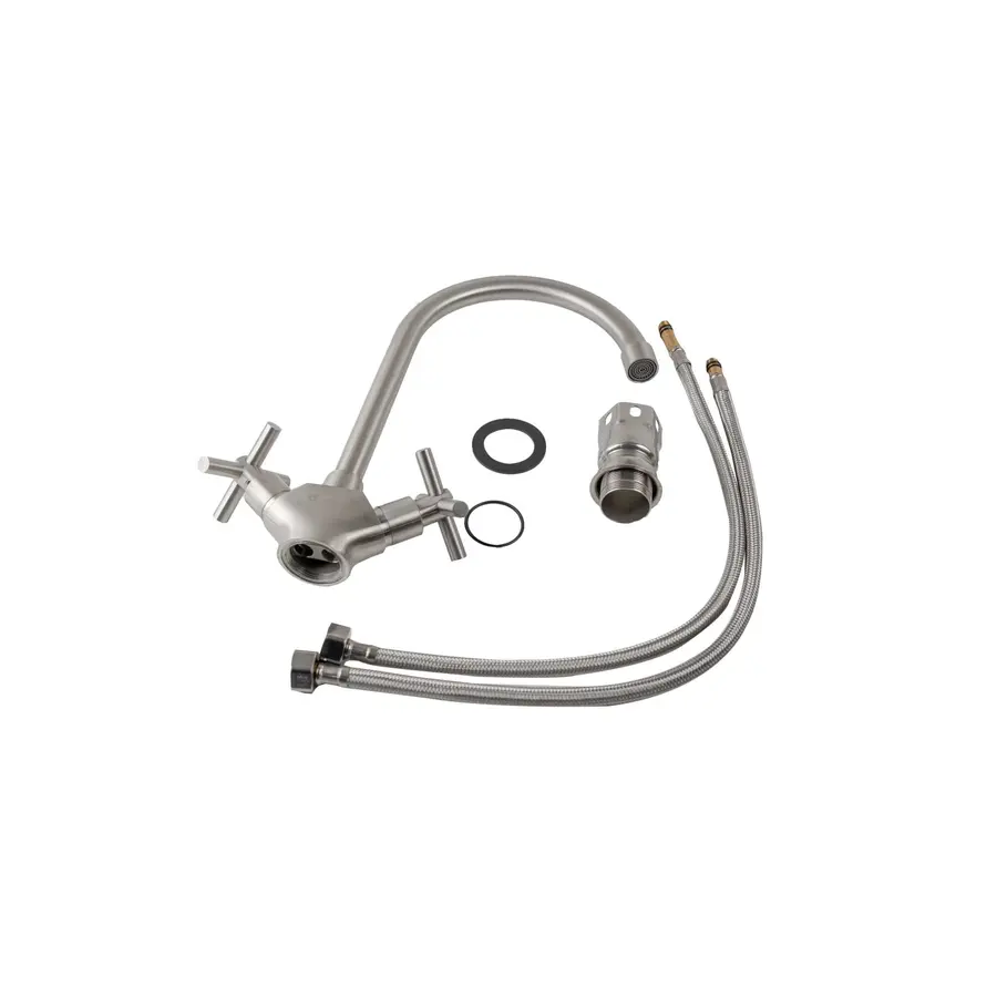 Змішувач кухонний на кран-буксах Platinum 48 REY (8635)