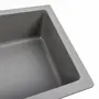 Гранітна мийка для кухні Platinum 7945 Paruana матова Сірий мусон)